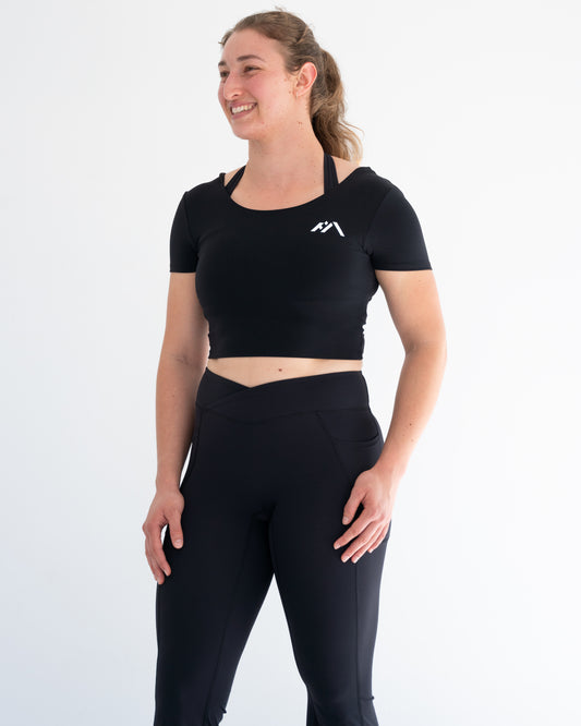 Safi Crop Top - Black