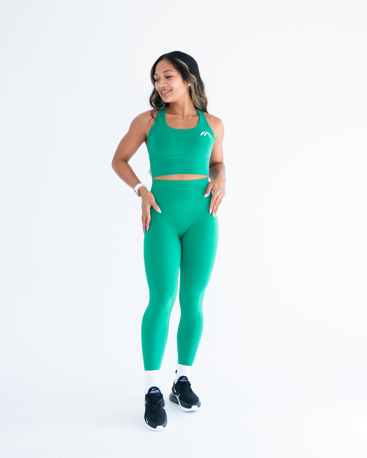 Maisha Leggings - Green/FBM Active