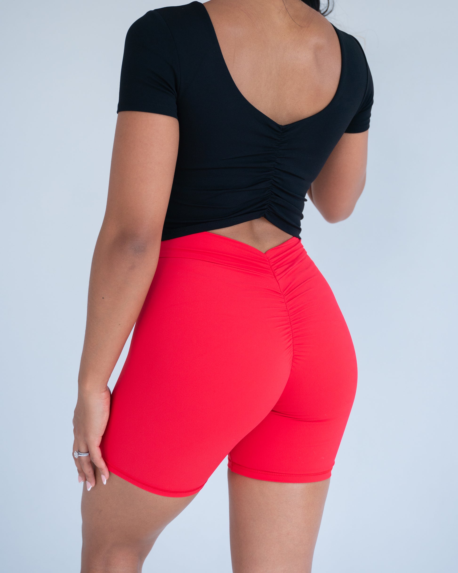 Mapenzi V-Scrunch Bike Shorts - FBM Active